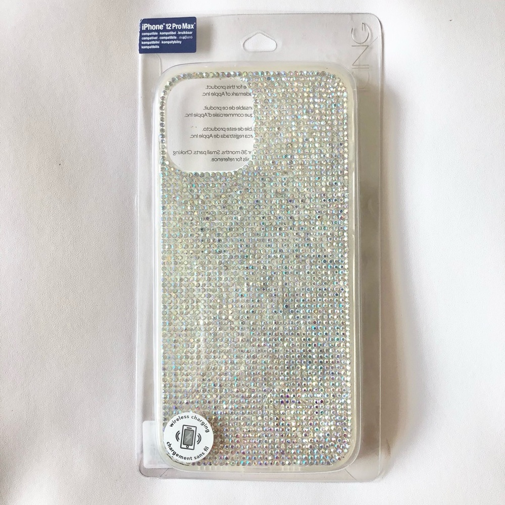 Holographic Rhinestones Phone Case for iPhone 12 ProMax NWT
